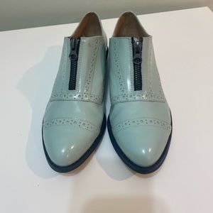 All Black light blue loafers size 38.5 U.S. 8